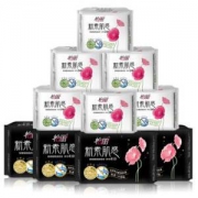 怡丽（elis）新素肌感棉柔纤巧卫生巾日夜10包送1包（日用60P+夜用16P+护垫40P）