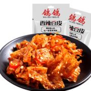 香酥辣爽！鸽鸽食品香辣豆皮60g*6  13.9元包邮（23.9-10）