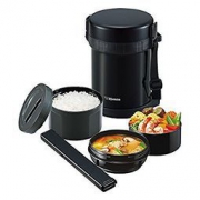 中亚prime会员：ZOJIRUSHI 象印 SL-GH18-BA 不锈钢保温饭盒组合