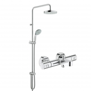 高仪（GROHE ） 普利斯系列 恒温三出水淋浴花洒套 浴缸龙头