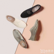 国内￥1119，17年新款 Clarks 其乐 Alania Posey 女士真皮平底英伦系带小皮鞋 直邮含税