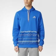凑单！ adidas 阿迪达斯 Team Issue 男士运动针织连帽衫