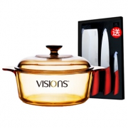 康宁（VISIONS）   锅具套装VS-3.25L+康宁芝加哥刀具组合