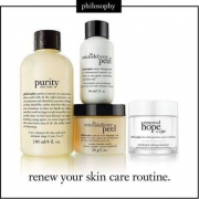 Philisophy 自然哲理 经典焕肤4件套（洁面乳240ml+新希望面霜60ml+磨砂膏30ml+护理啫哩30g） Prime会员免费直邮含税