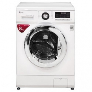 限地区！LG WD-T12412DG 变频节能滚筒洗衣机 8公斤