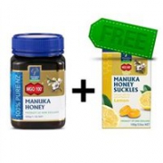 Manuka Health 蜜纽康 麦卢卡蜂蜜 MGO100+ 500g 赠麦卢卡蜂蜜润喉糖 100g 柠檬味