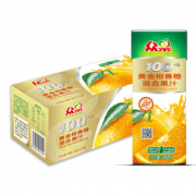 限地区：众果100%纯果汁 黄金柑香橙混合果汁 标箱（250ml×16盒）