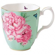 中亚Prime会员：Royal Albert 复古骨瓷杯 米兰达·可儿设计款 薄荷绿色