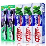 中华 健齿白组合 105g*3支+牙刷2支