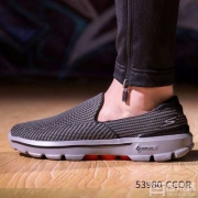 镇店之宝，Skechers 斯凯奇 Go Walk 3 男款 时尚轻质健步鞋53980
