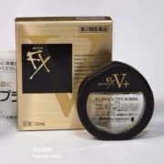 日本 参天 FXV+ 解疲劳超清凉眼药水 金色 12ml*3