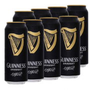 限地区！ GUINNESS 健力士 黑啤酒 充氮装 440ml*8罐  29元（58，2件5折）