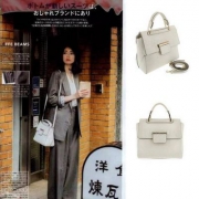 江疏影同款，Furla 芙拉 意大利产  Artesia真皮小号手提斜挎包 4折$219.99