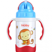 Nuby 努比 不锈钢保温吸管杯 280ml *2件+凑单品 100.8元包邮