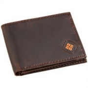 哥伦比亚（Columbia） Slim Traveler Bifold 男士真皮钱包