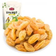 楼兰蜜语 蜜饯果干 新疆零食黄葡萄干 金凰后葡萄干225g/袋 *4件