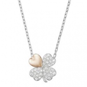SWAROVSKI 施华洛世奇 双色四叶草 项链 白金色/玫瑰金色 折377.6元（587，双重优惠）