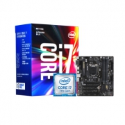 英特尔（Intel）  酷睿 i7-7700 盒装CPU处理器+ GIGABYTE 技嘉 B250M-D3H主板