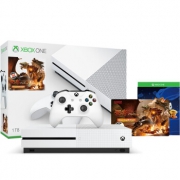 微软（Microsoft） Xbox One S 1TB 游戏主机 无冬Online限量版