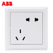 ABB 德逸系列 AE205 五孔插座 10只装