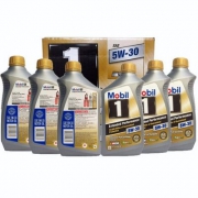 Mobil 美孚 金装1号增强版EP长效版 全合成机油5W-30 946ml*6支装