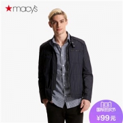 幸运牌 Lucky Brand 速干尼龙面料 男机车夹克