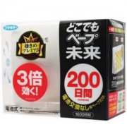 日本未来 VAPE 便携婴儿孕妇驱蚊器无味 200日/盒 白色