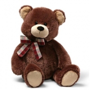 可爱萌物！Gund 格子领结泰迪熊 63.5cm
