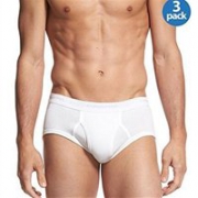 Calvin Klein 卡尔文·克莱恩 男士纯棉三角内裤 3条装  M码