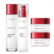 欧莱雅（LOREAL） 护肤套装 （复颜清乳柔肤水130ml+滋润乳液110ml+紧致滋润日霜 25ml*2瓶）