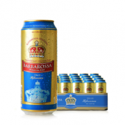 德国进口 凯尔特人（Barbarossa） 小麦啤酒 500ml*24听 整箱装
