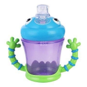 Nuby 努比 小怪兽双耳鸭嘴杯 210mL