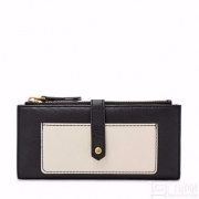 Fossil 化石 Keely Tab 女士真皮长款钱包 两色 $24.99