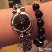Anne Klein 安妮·克莱恩 AK/2837ONYX 女款时装腕表手镯套装 Prime会员免费直邮含税