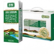 限地区：圣牧 全程有机纯牛奶 200ml*12盒