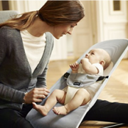 中亚Prime会员！ BABYBJORN Bouncer Balance Soft 平衡型 柔软保护婴儿摇椅 银白色    525.55元包邮（869元，立减+下单9.5折）