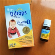 补货新低！Ddrops 婴儿维生素D3滴剂 90滴 400IU【5瓶包邮装】
