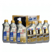 美孚（Mobil） 金装1号增强版EP长效全合成润滑油(5W-30) 946ml*6    美国原装进口