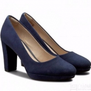 Clarks 其乐 Kendra Sienna女士小羊皮粗跟单鞋  Prime会员免费直邮