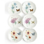 Lenox   Butterfy Meadow 蝴蝶草地餐盘 6件套