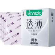 白菜价：冈本避孕套 男用超薄安全套 冰感透薄 3片装