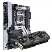 ASUS 华硕 PRIME X299-DELUXE主板+ASUS 华硕 ROG STRIX-GTX1080TI-O11G-GAMING显卡