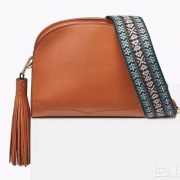 Rebecca Minkoff 全线3折起+额外8折，17年新款 SUNDAY MOON女士真皮半月形单肩包 $74