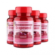 Holland & Barrett 100mg 葡萄籽精华胶囊 50粒*4瓶装 239元包邮（259-20）