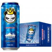 限地区！Harbin 哈尔滨 HIPANDA合作限量款 冰纯啤酒500ml*12听