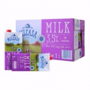 限华东，Milcasa 美莎 脱脂牛奶 12L+全脂牛奶12L+瑞士小姐 牛奶巧克力冲饮粉 207g*2