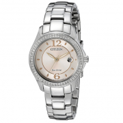 西铁城（CITIZEN）  FE1140-86X 女士施华洛世奇水晶光动能腕表