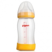Pigeon 贝亲 宽口径PP奶瓶 240ml*4件
