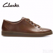 新品上架，Clarks 其乐 Stanway男士真皮系带休闲鞋 Prime会员免费直邮含税
