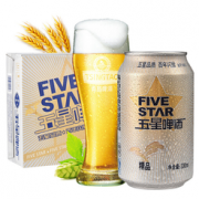 TSINGTAO 青岛五星精品啤酒 330ml*24听  49.5元（109元，99元2件）